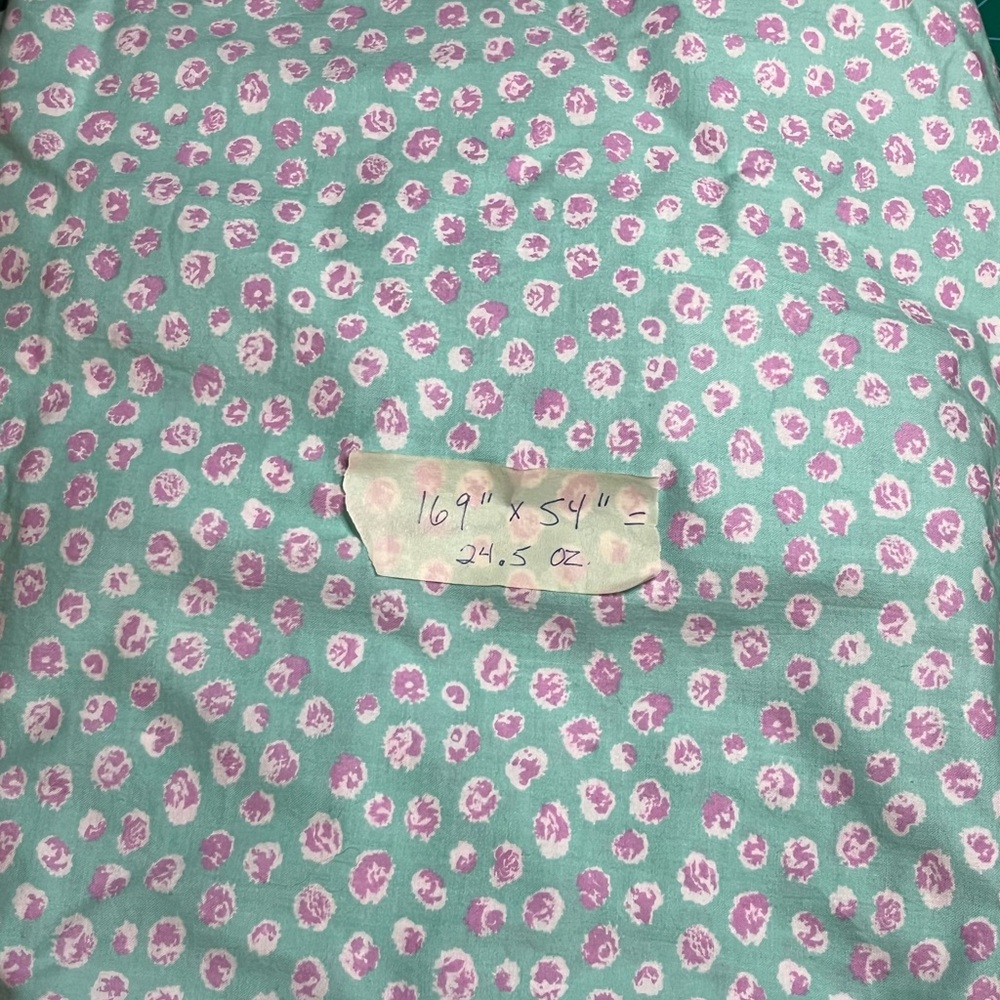 Floral Patterned Cotton Fabric - Picture 2 of 2